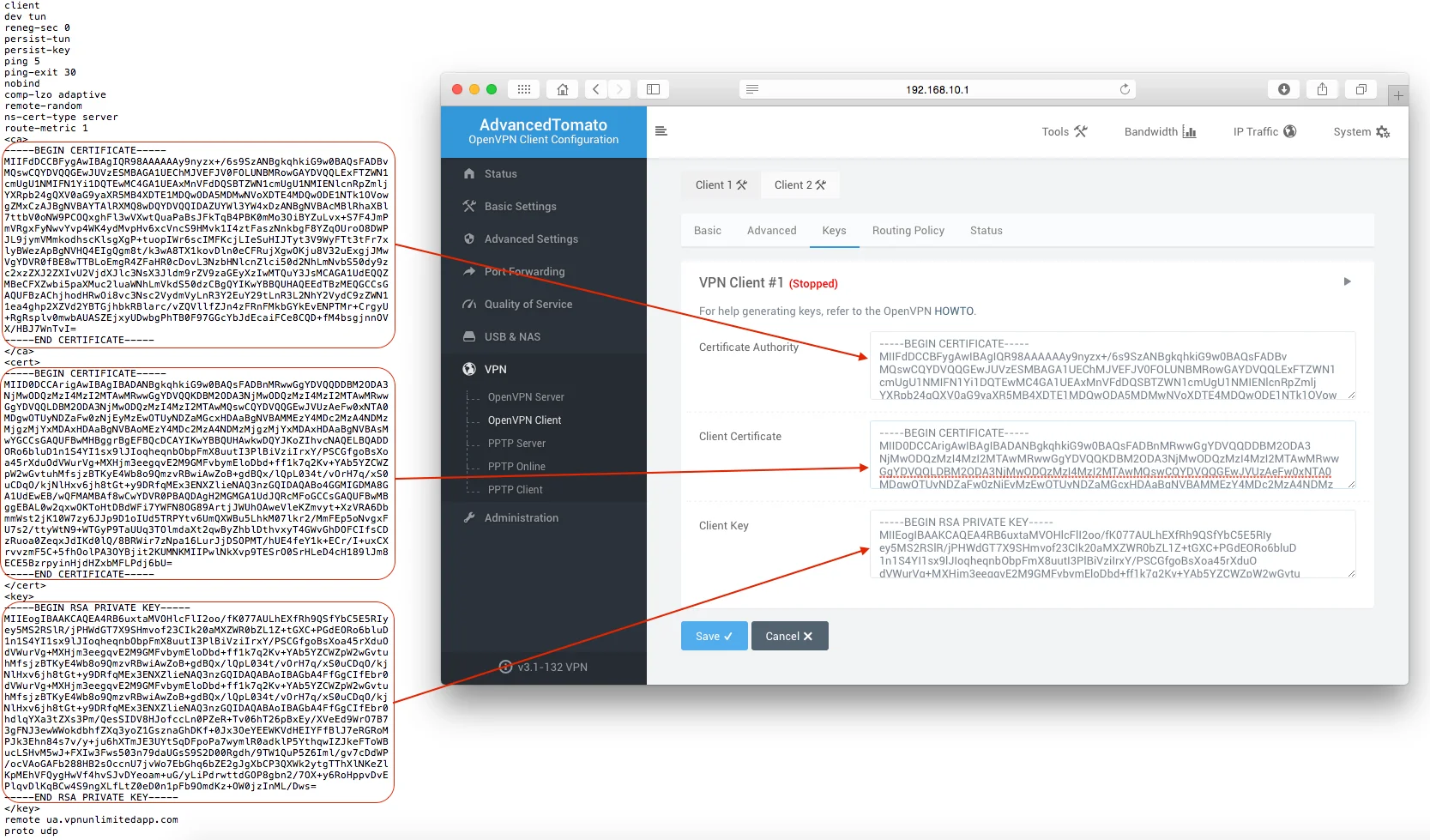 Select data between and in the configuration file, and paste it to the relevant field
