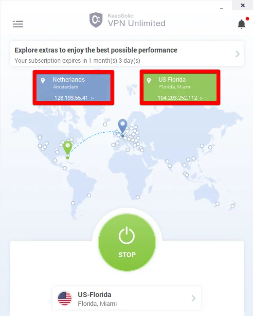 How to use VPN on Windows: Detailed information about real and virtual IP locations